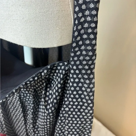 Anne Klein Cream Linen Blazer Pleated Skirt Set - Picture 7 of 9